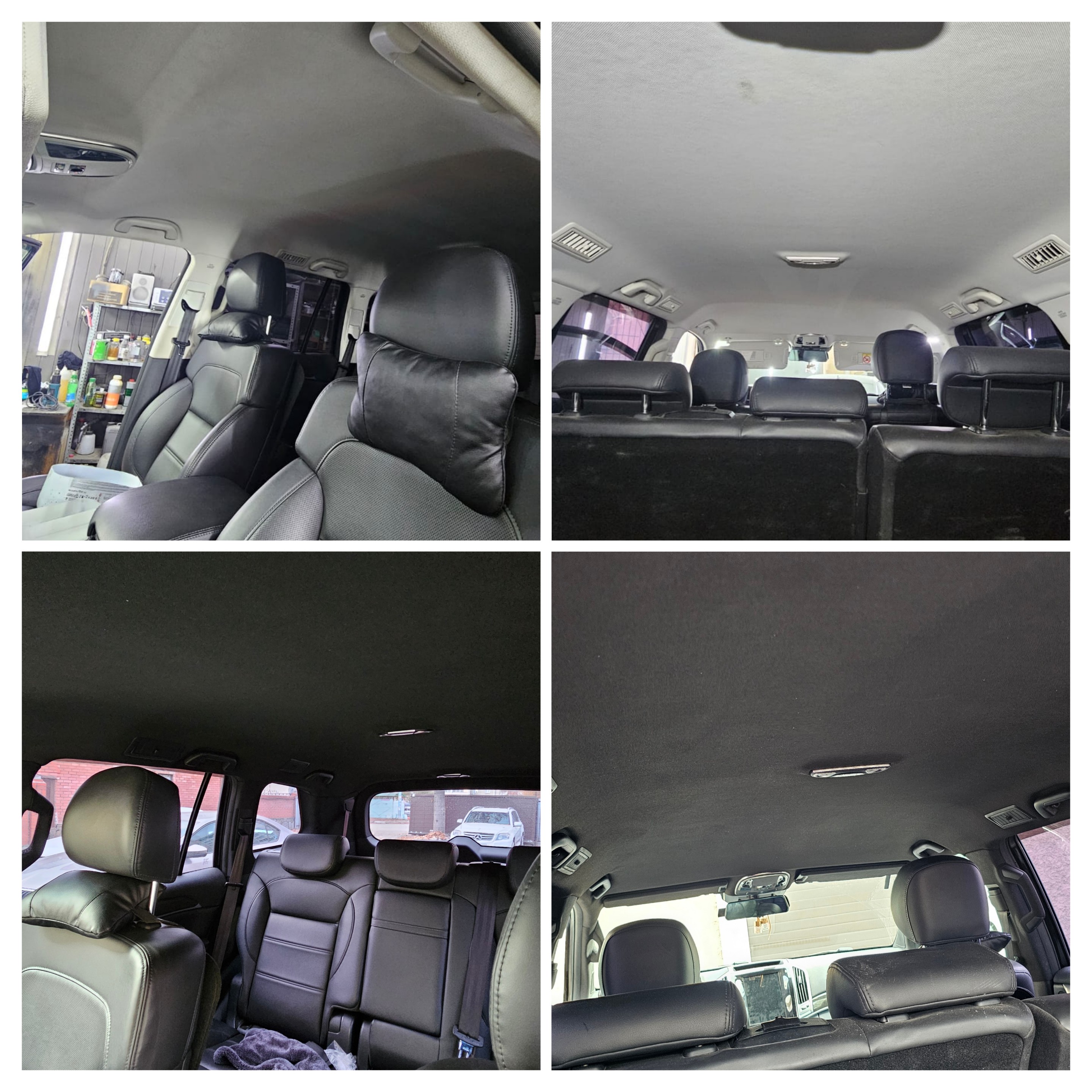 Перетяжка потолка автомобиля в Челябинске — пример 1 — АвтоАтелье74